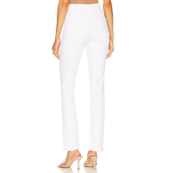 AGOLDE Riley Long High Rise Straight Jeans - NWT - Size 30 White/Sour Cream - Picture 2 of 4